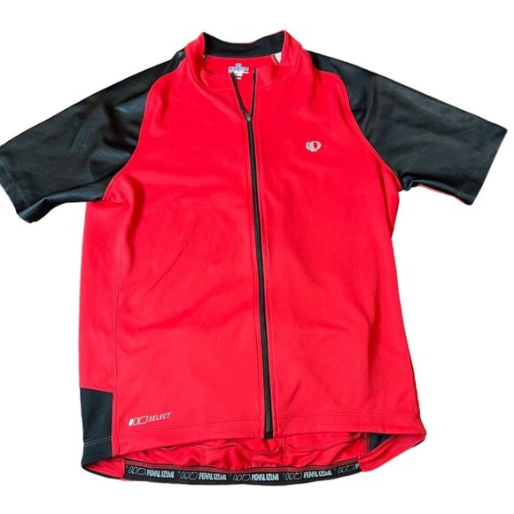Pearl Izumi Select Series Cycling Jersey - Medium - Red & Black - Zip Front - Picture 1 of 9